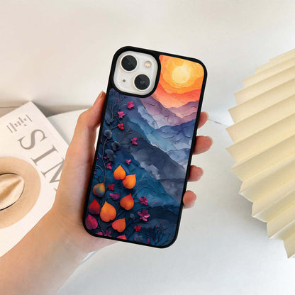 Twilight Bloom Hills Glass Case