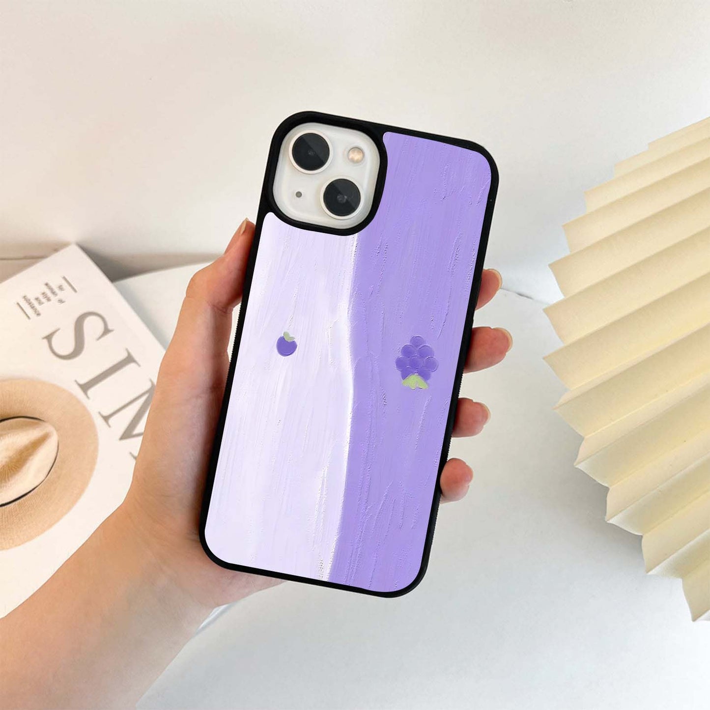 Grape Blush Delight Glass Case