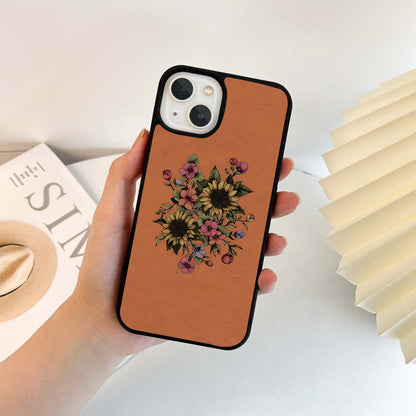 Artistic Low Floral Glass Case