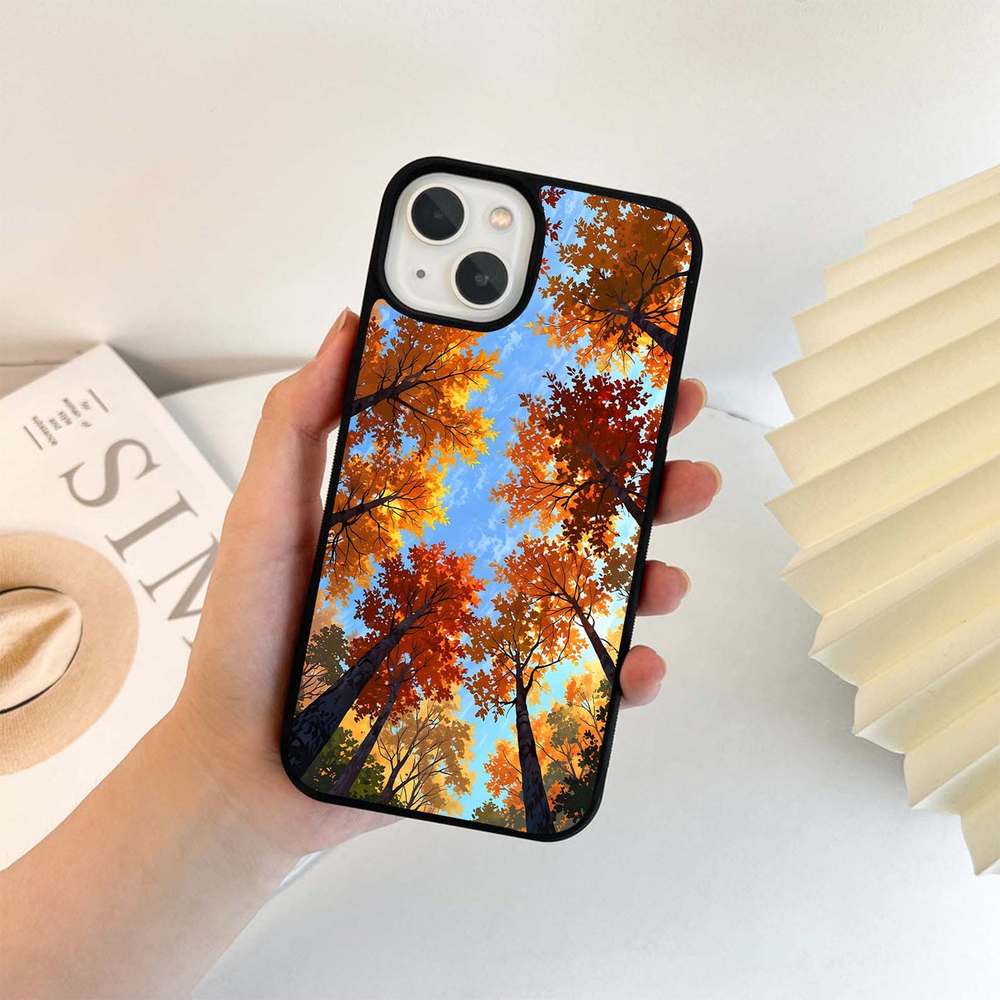 Amber Canopy Glow Glass Case