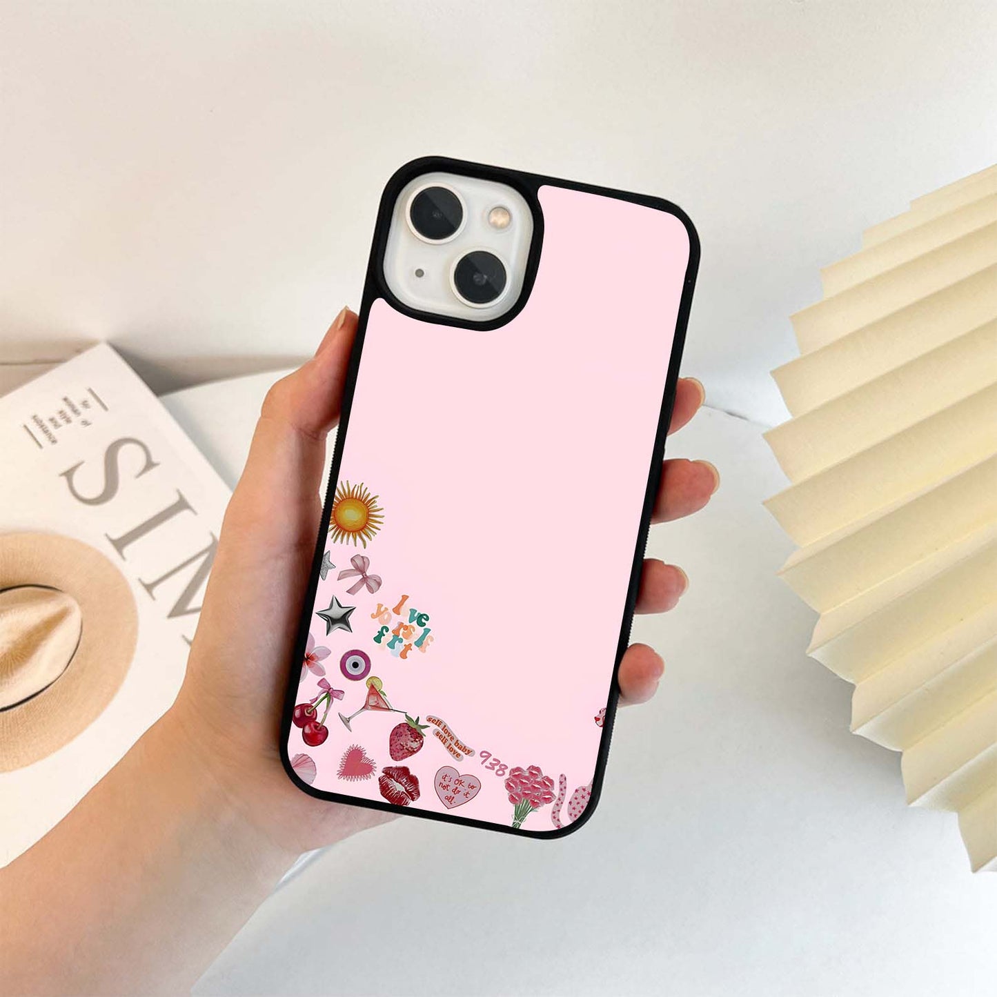 Soft Self-Love Collage Glass Case