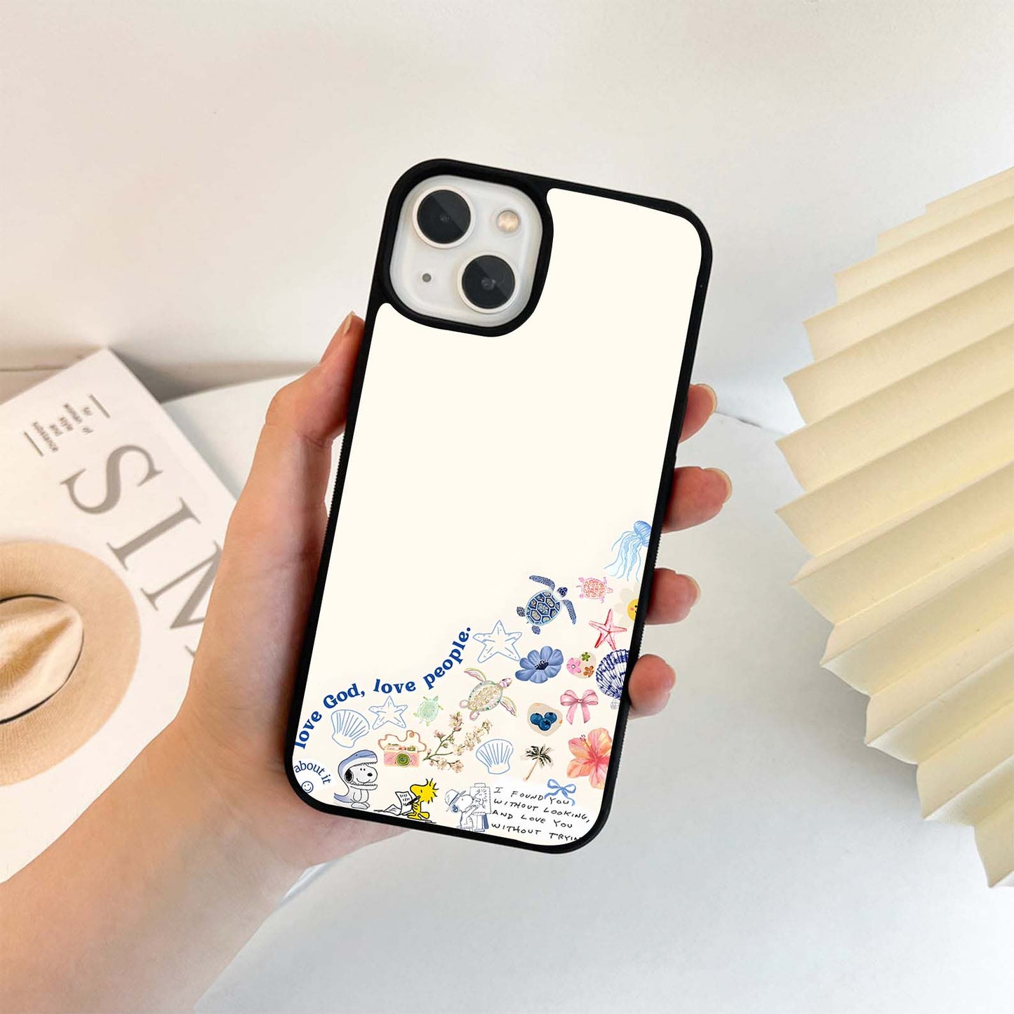 Joyful Beach Vibes Glass Case