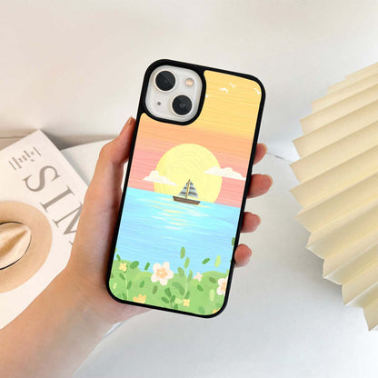 Painted Journey Boat Glass Case