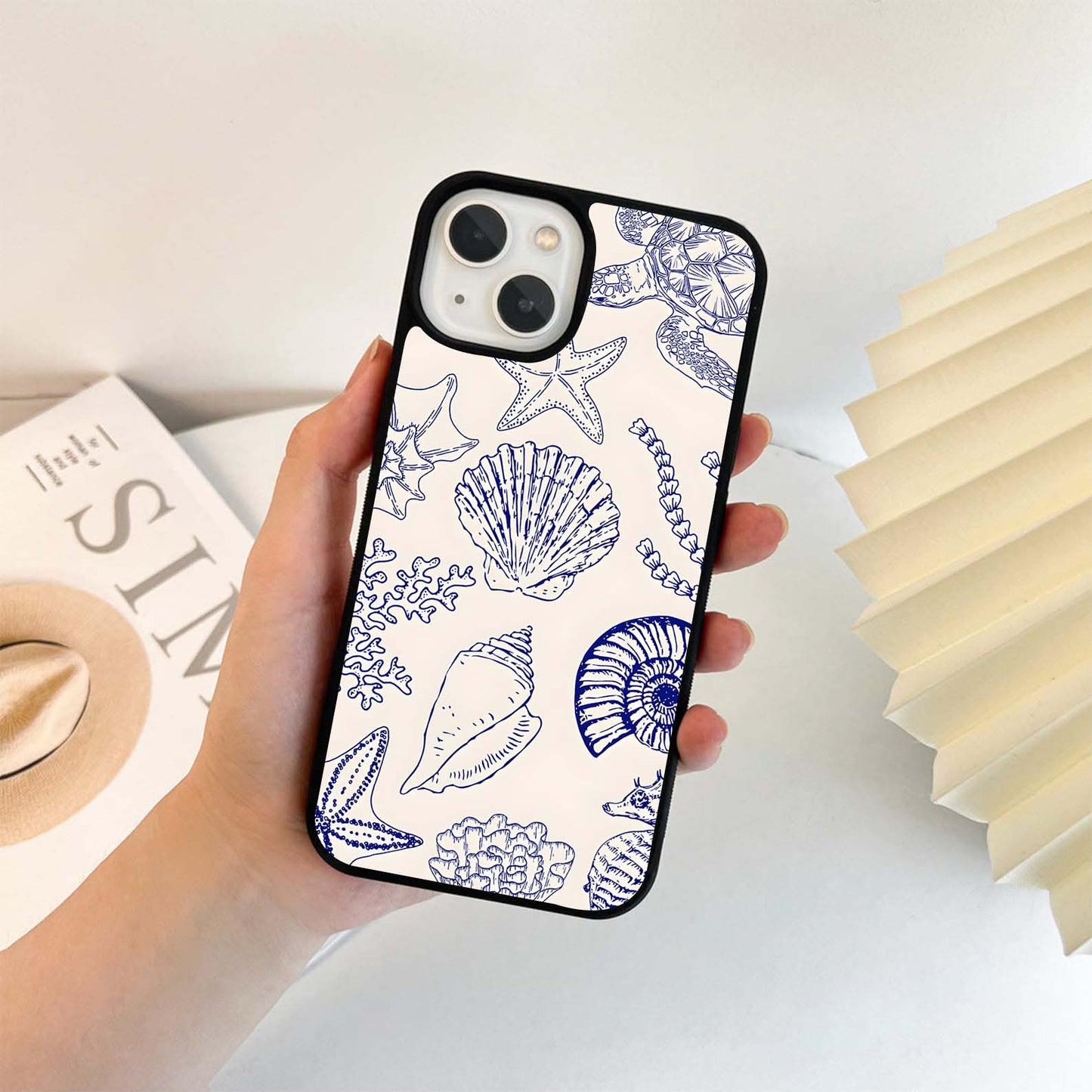 Ocean Sketchbook Tales Glass Case