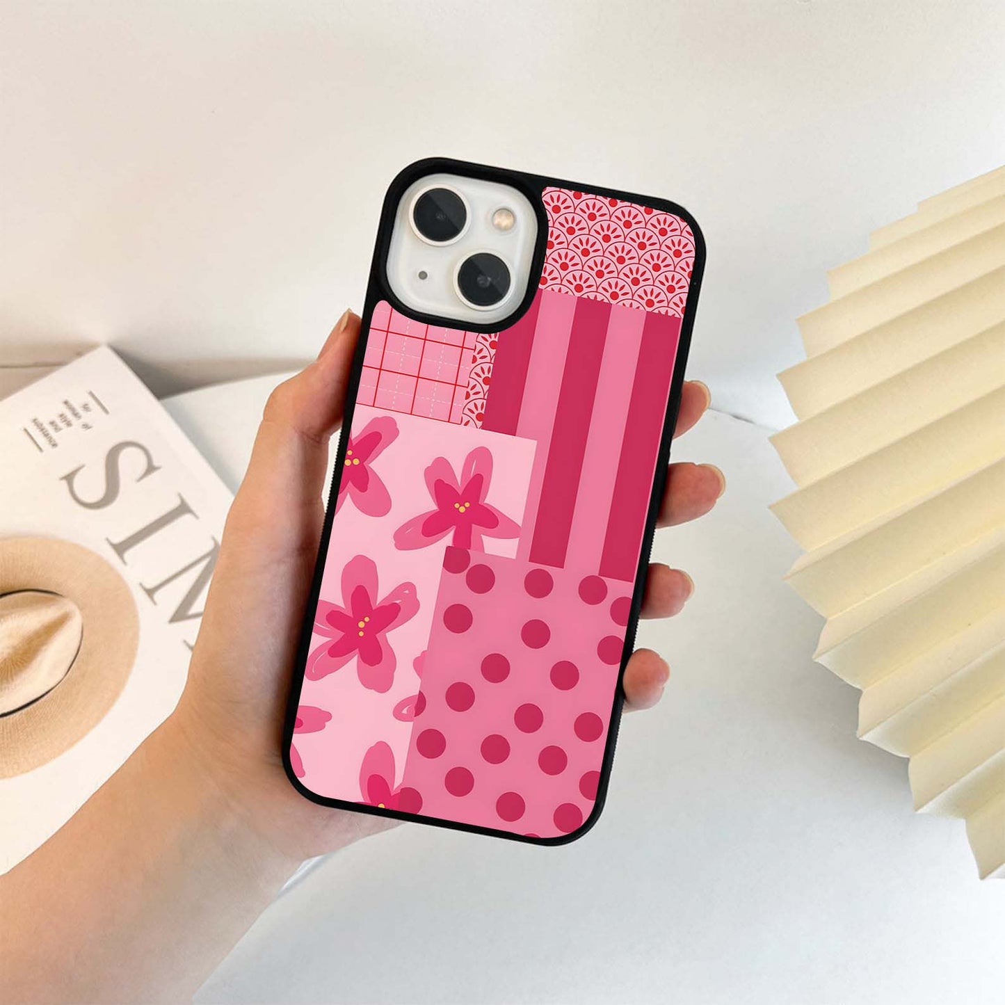 Pink Multiple Arts Glass Case