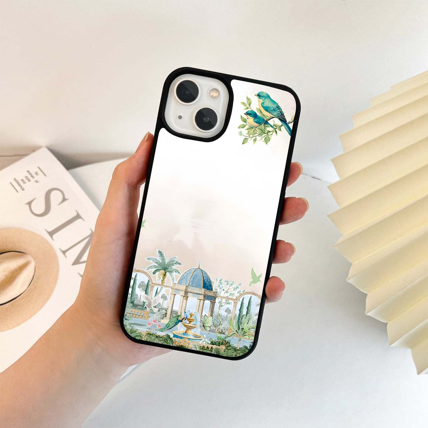 Peachy Sketch Muse Glass Case