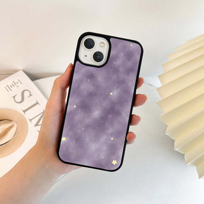 Purple Dream Galaxy Glass Case