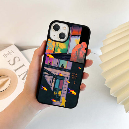 Urban Glitch Glass Case