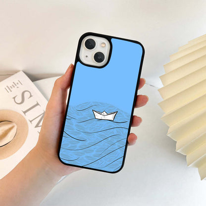 Sailing Sheep Sketch Glass Case