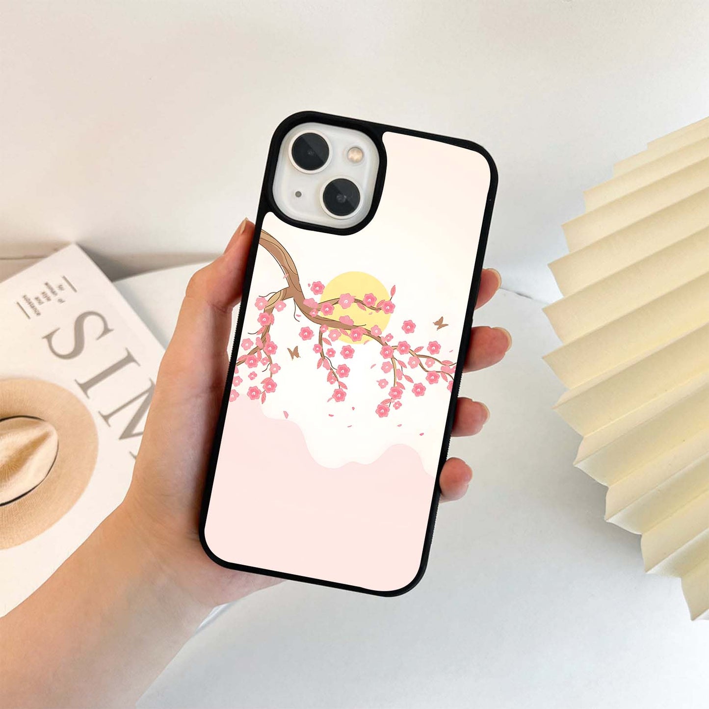 Blossom Breeze Sunset Glass Case