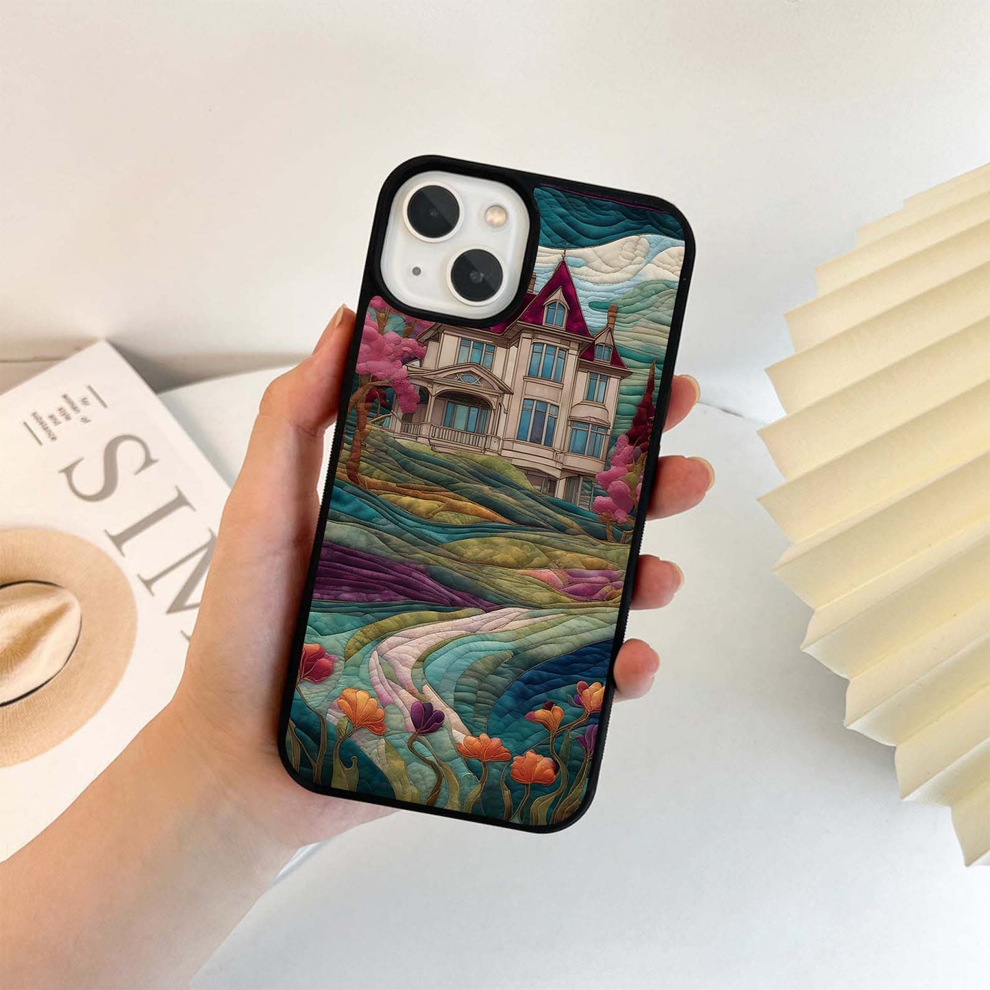 Playground Scenery Glass Case