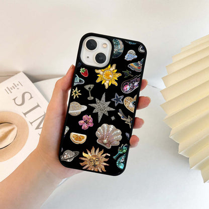 Planetary and Nature Charms Glass Case