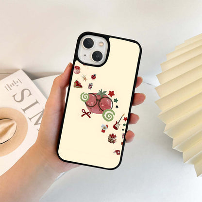 Strawberry Spark Fun Glass Case