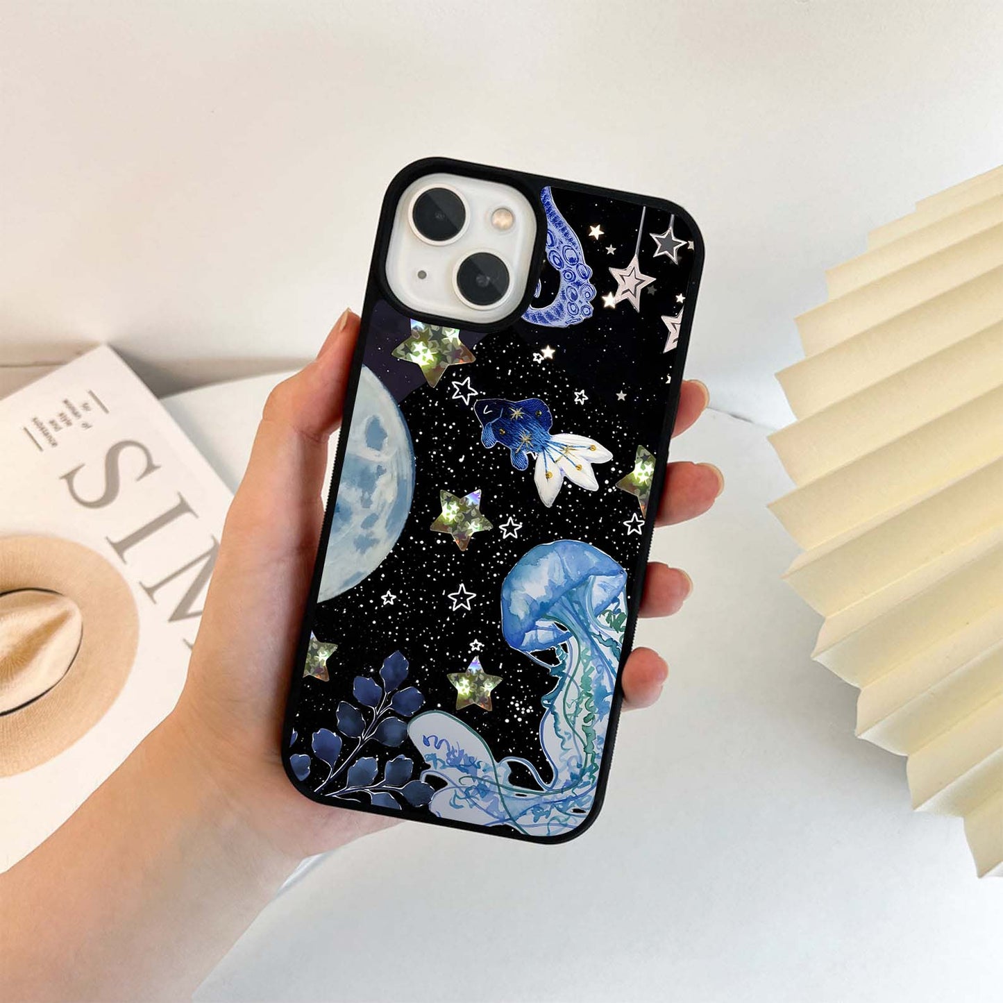 Celestial Jellyfish Dream Glass Case