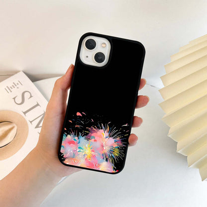 Color Burst Fireworks Glass Case