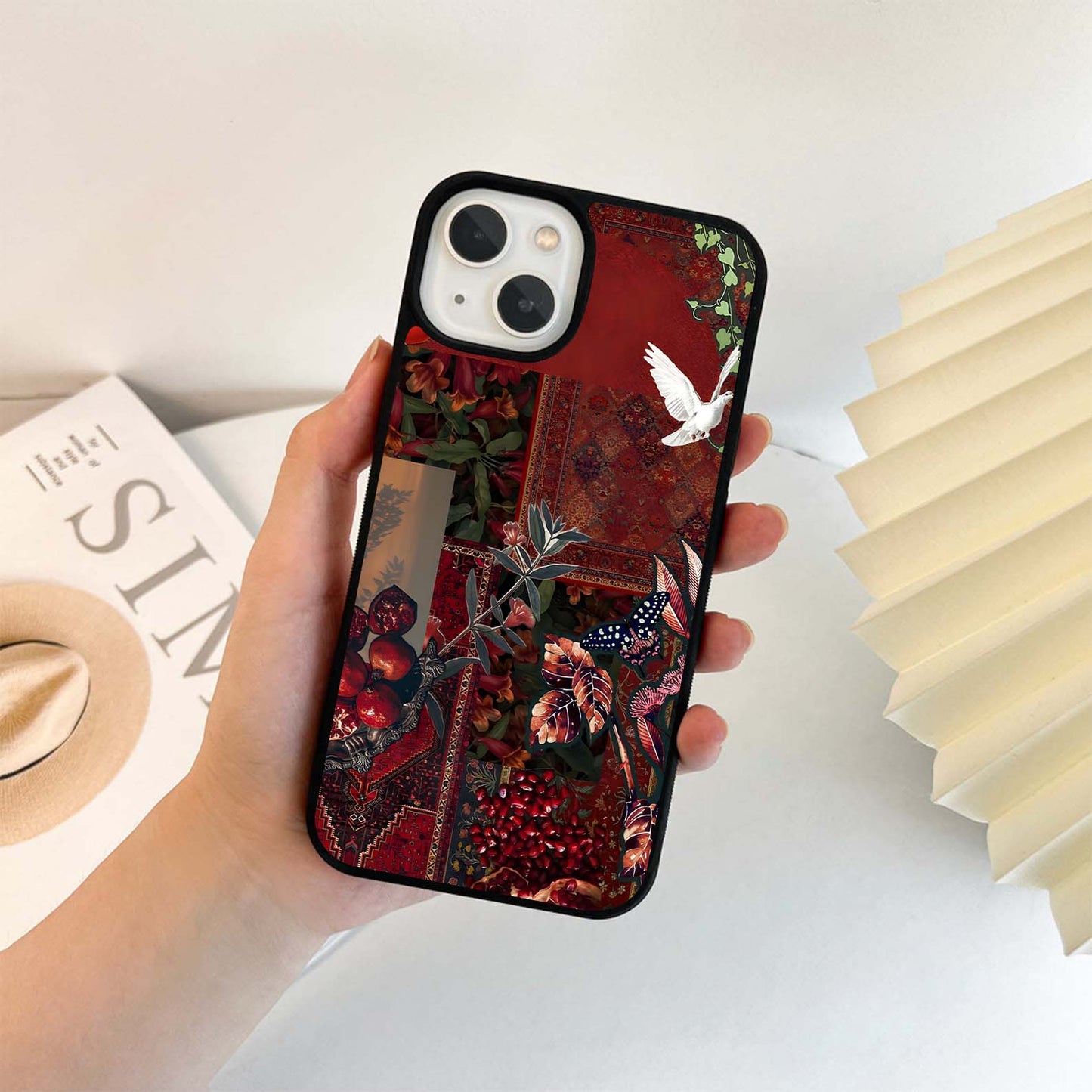 Blush Cloud Garden Glass Case