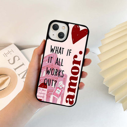 Amor Memory Scrapbook Glass Case