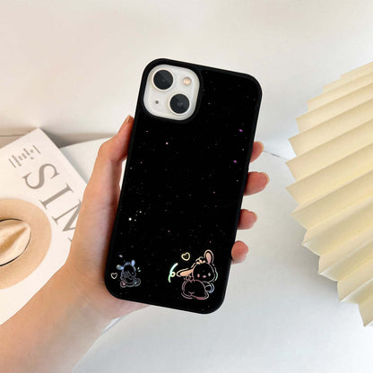 Cosmic Bunny Love Glass Case