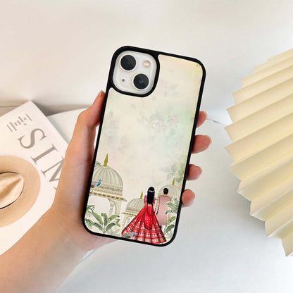 Tree Dancing Scenery Glass Case