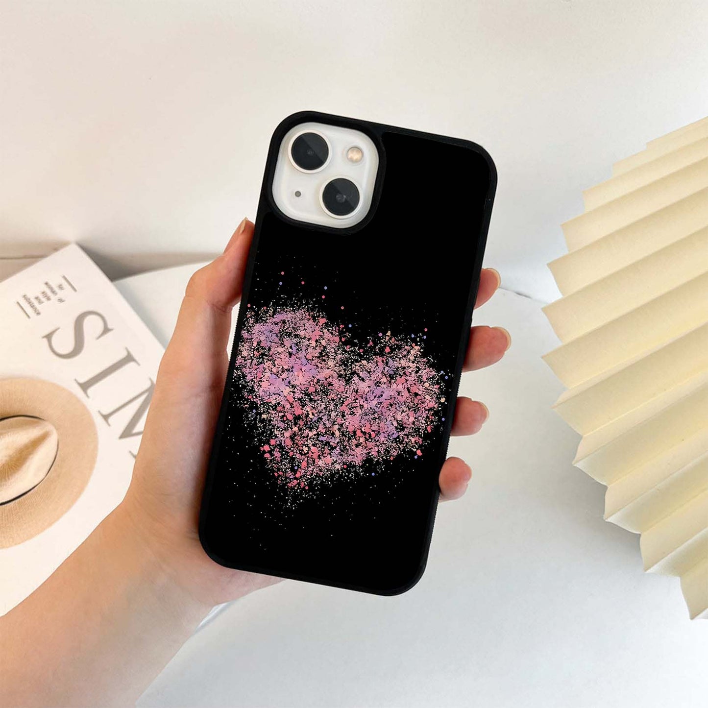 Shattered Love Pink Glass Case
