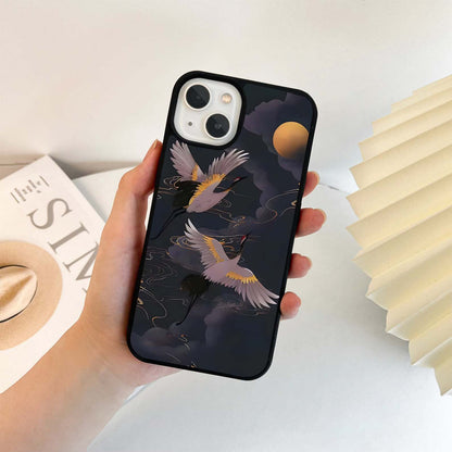 Free Crane Golden Glass Case