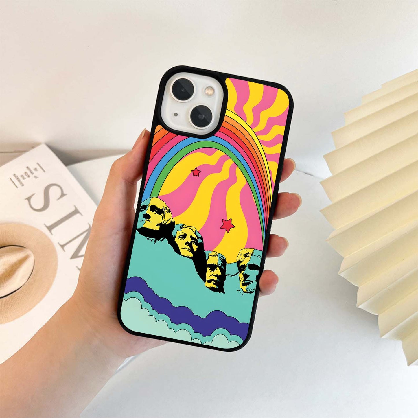 Spiral Bloom Burst Glass Case