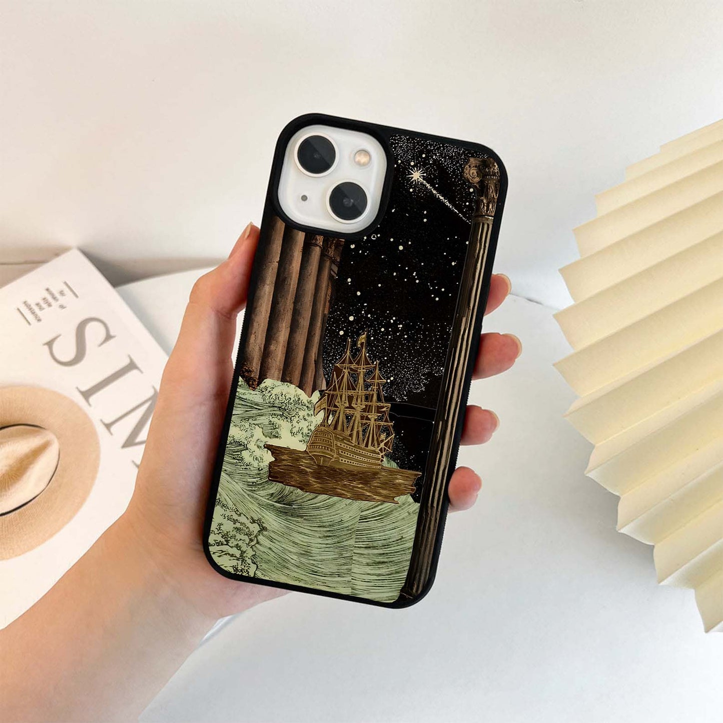 Nautical Night Glass Case