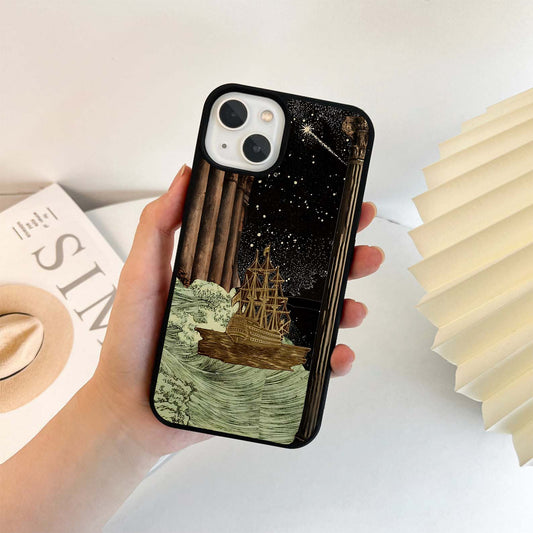 Nautical Night Glass Case