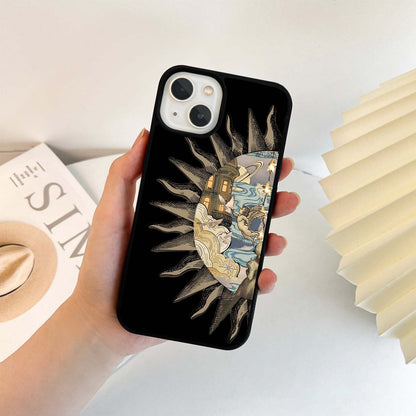 Vintage Art With Sun Glass Case