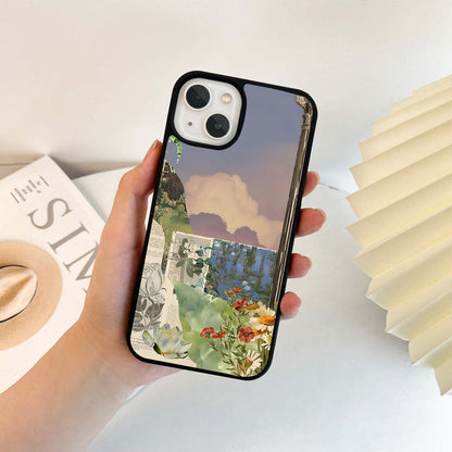 Retro Bloom Vibe Glass Case