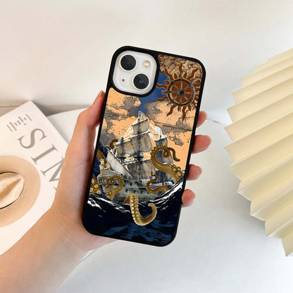 Aesthetic Moodboard Ocean Glass Case