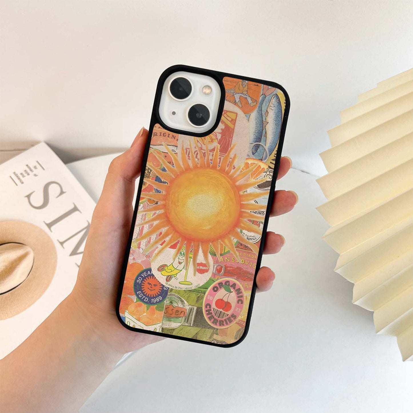 Orange Retro Glow Glass Case