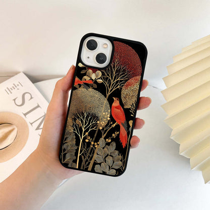 Golden Aviary Grove Glass Case