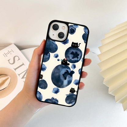 Blueberry Cats Dream Glass Case