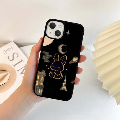 Lunar Bunny Angel Glass Case