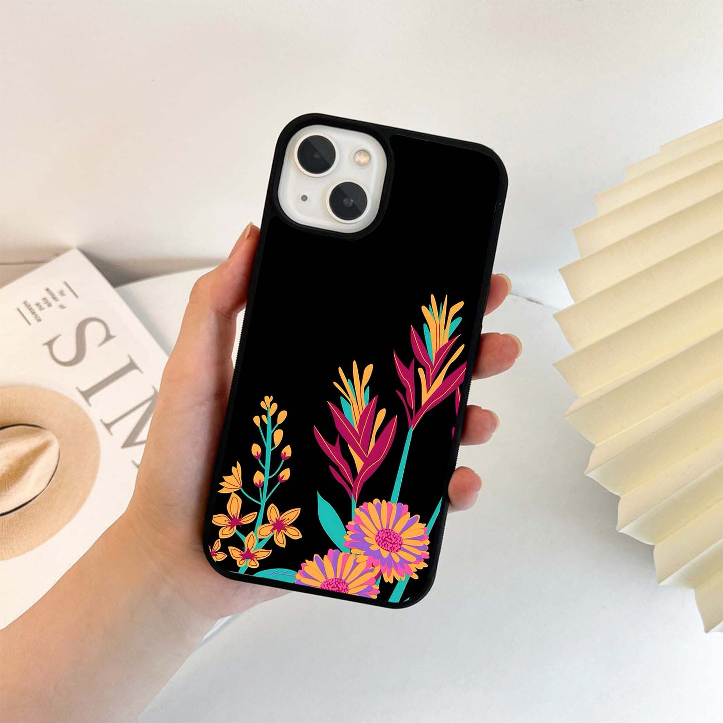 Tropical Garden Glow Glass Case