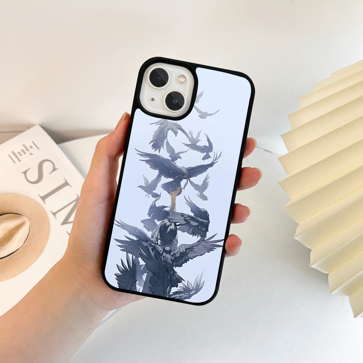 Wings Beyond Sky Glass Case