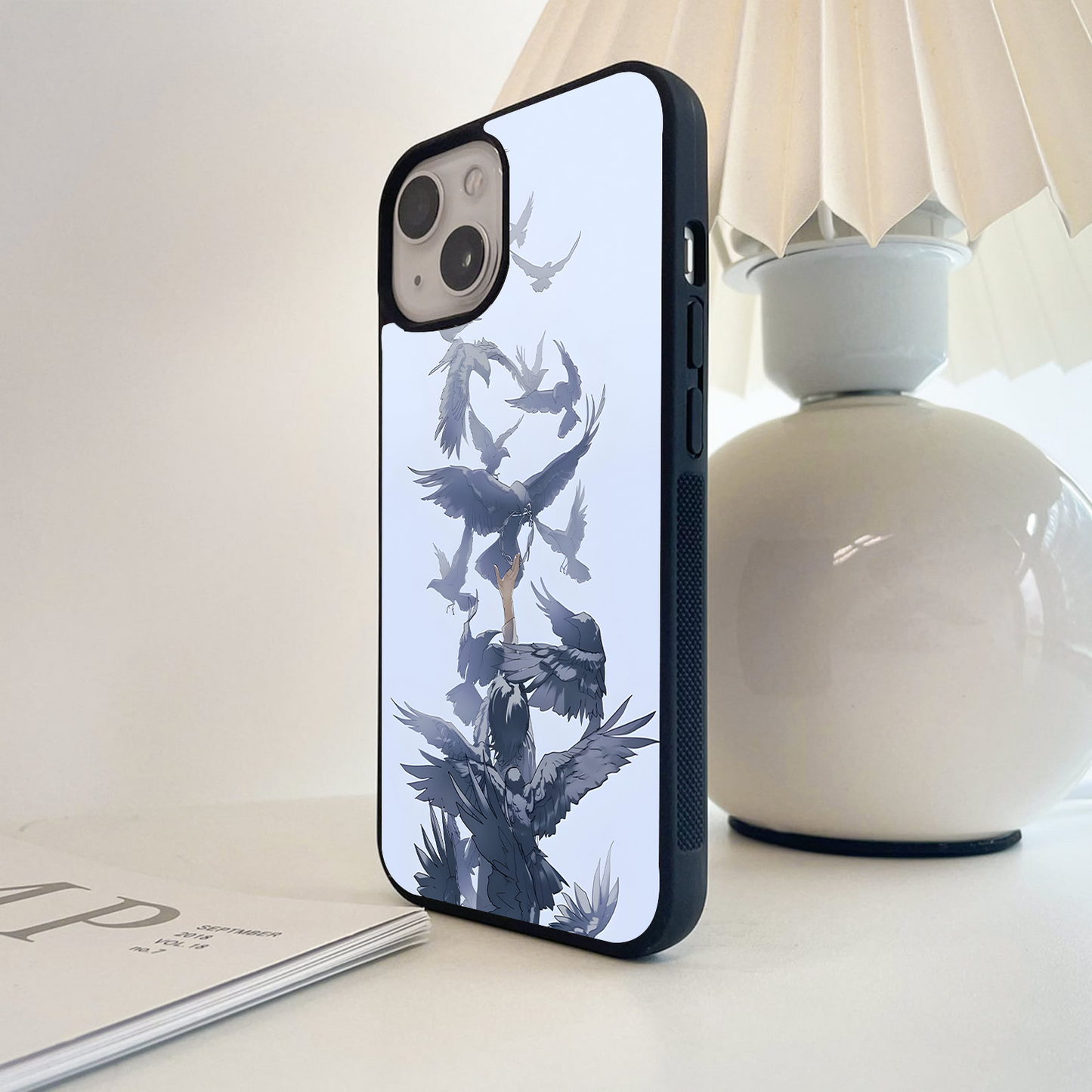 Wings Beyond Sky Glass Case