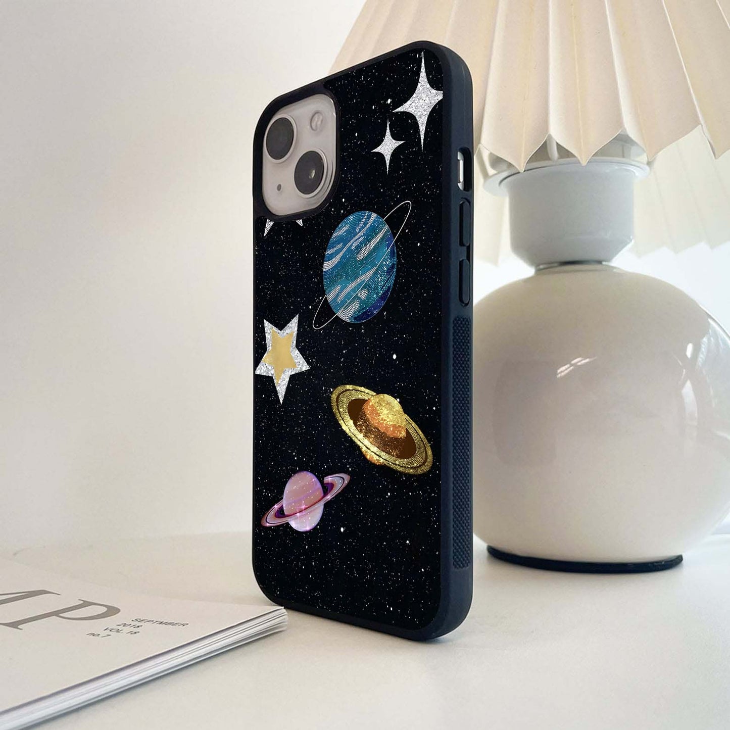 Paisley Carnival Glass Case