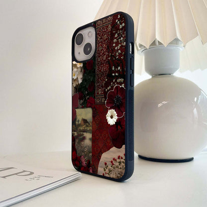 Crimson Garden Reverie Glass Case