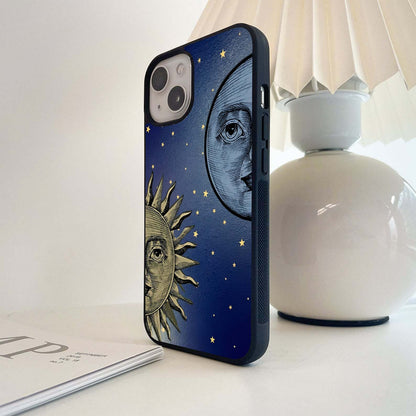 Sun Moon Stare Glass Case