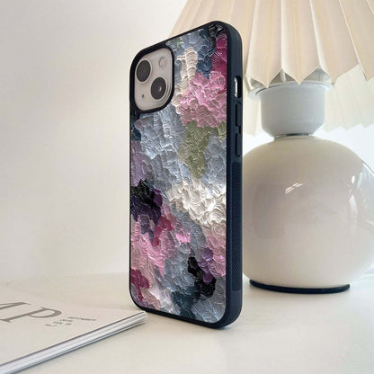 Whipped Paint Swirl Glass Case