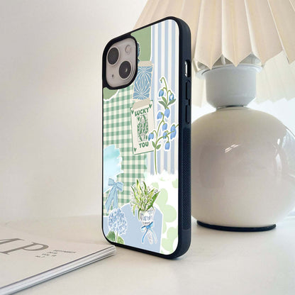 Scrapbook-Style Patchwork Glass Case