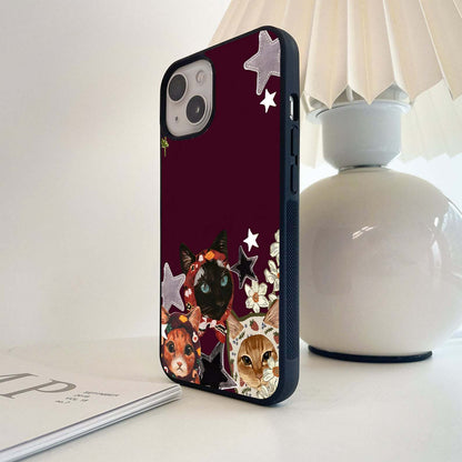 Cats Sister Glass Case