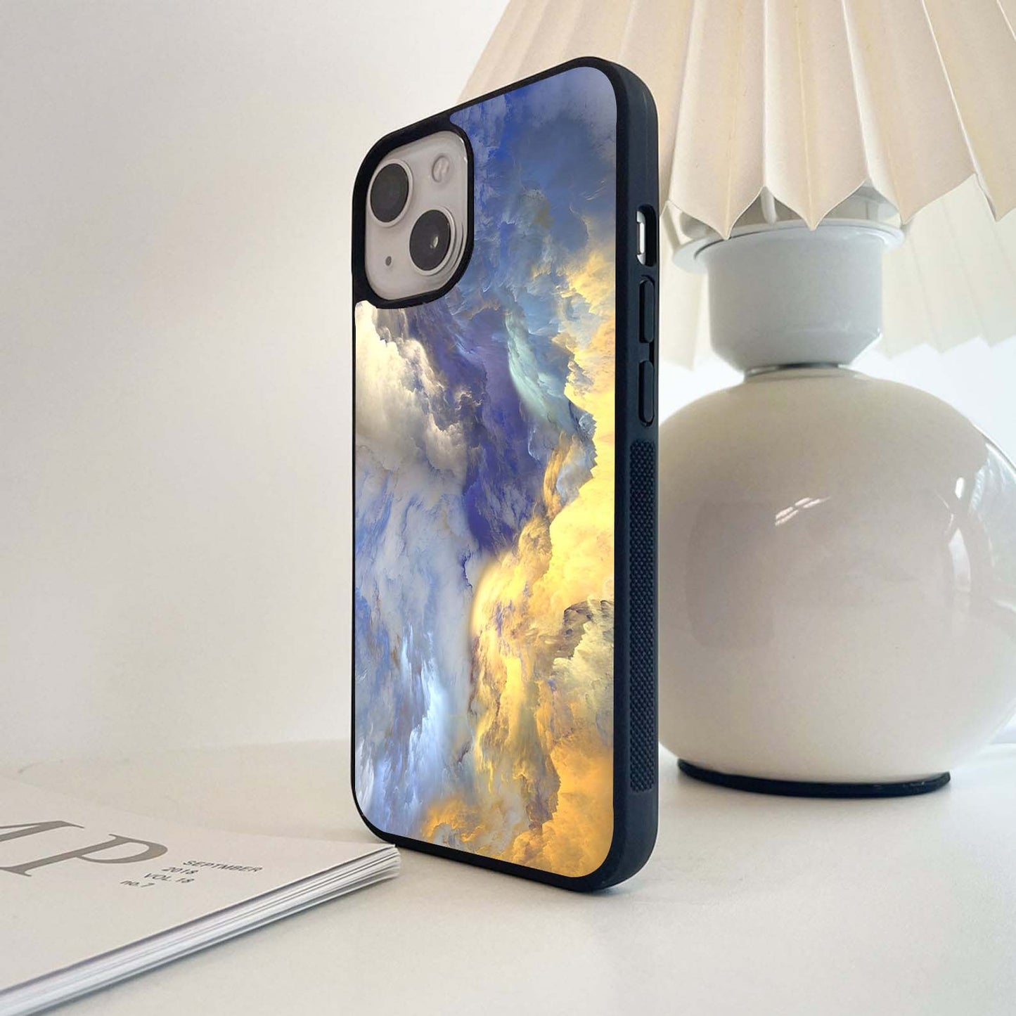 Violet Lotus Glow Glass Case