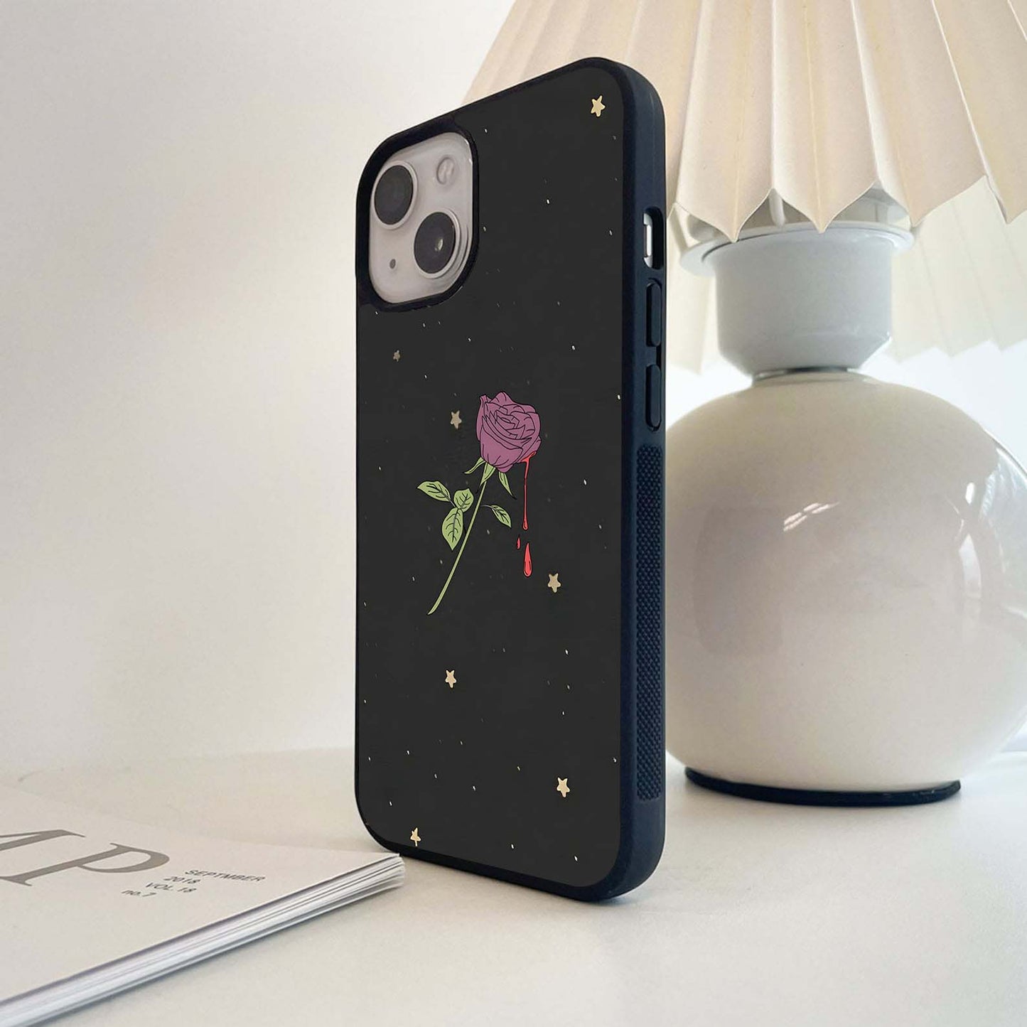 Velvet Bloom Hue Glass Case