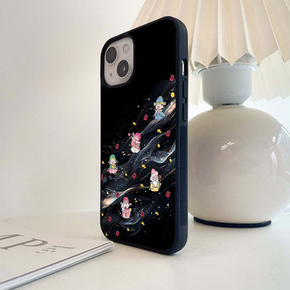 Galaxy Pig Gods Glass Case