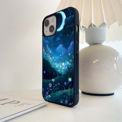 Moon Meadow Night Glass Case