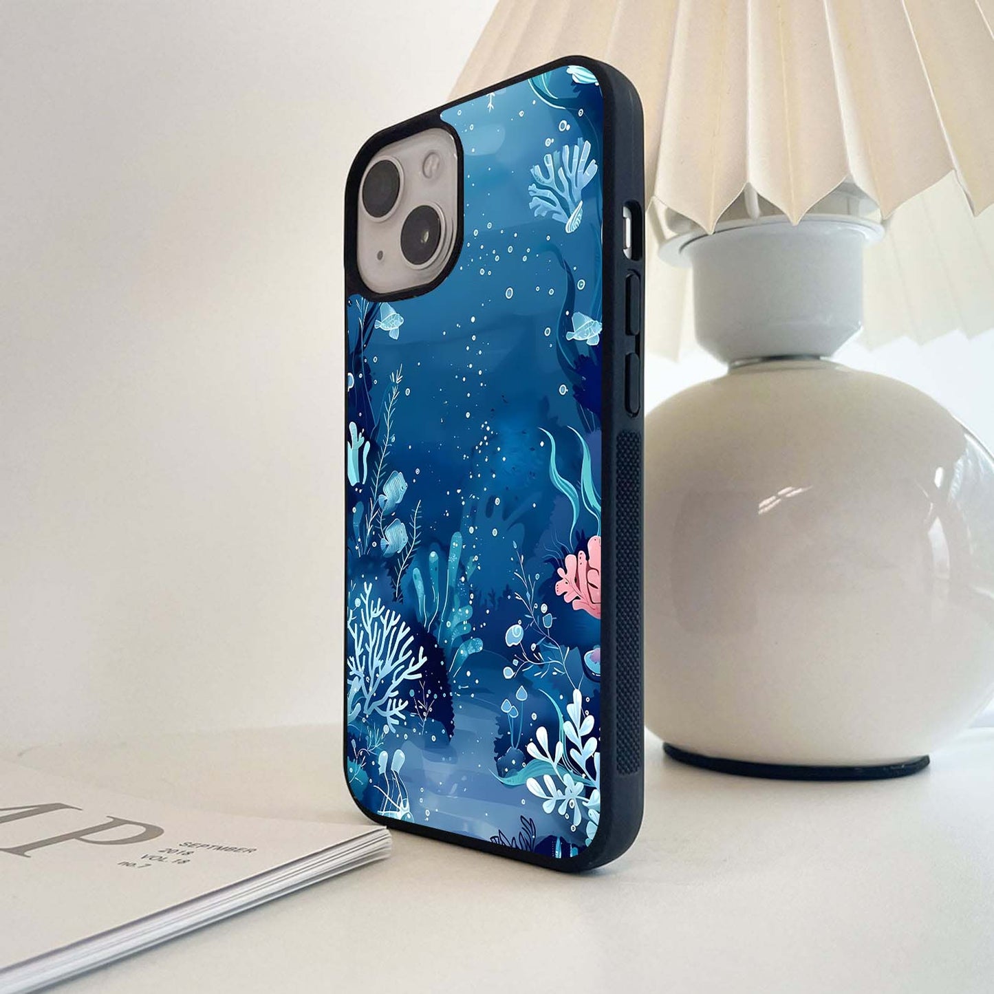 Ocean Whispers Fantasy Glass Case