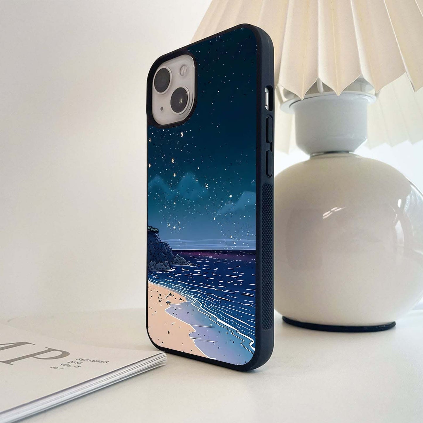 Starlit Shoreline Glass Case